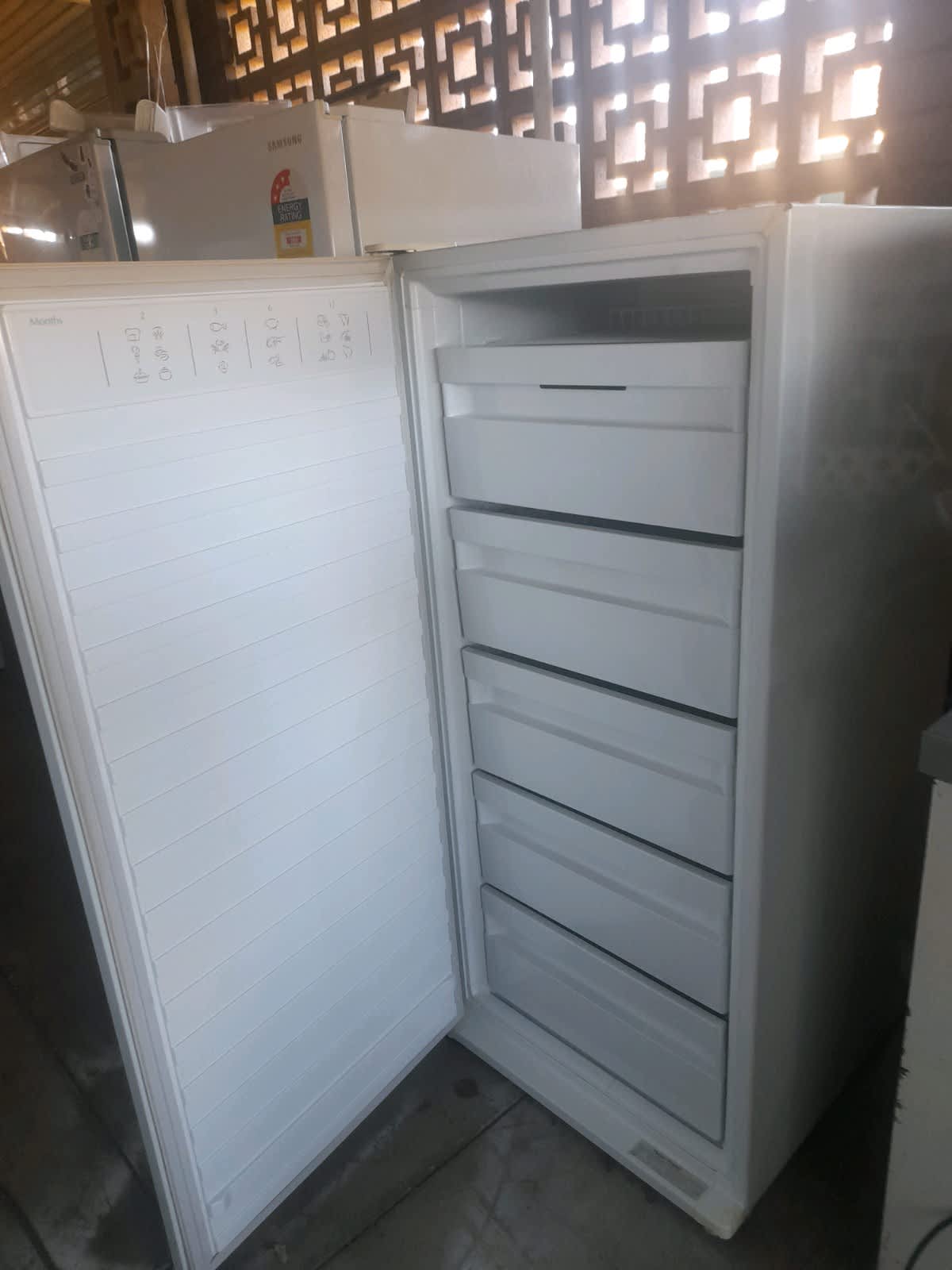 fisher and paykel n388 vertical freezer