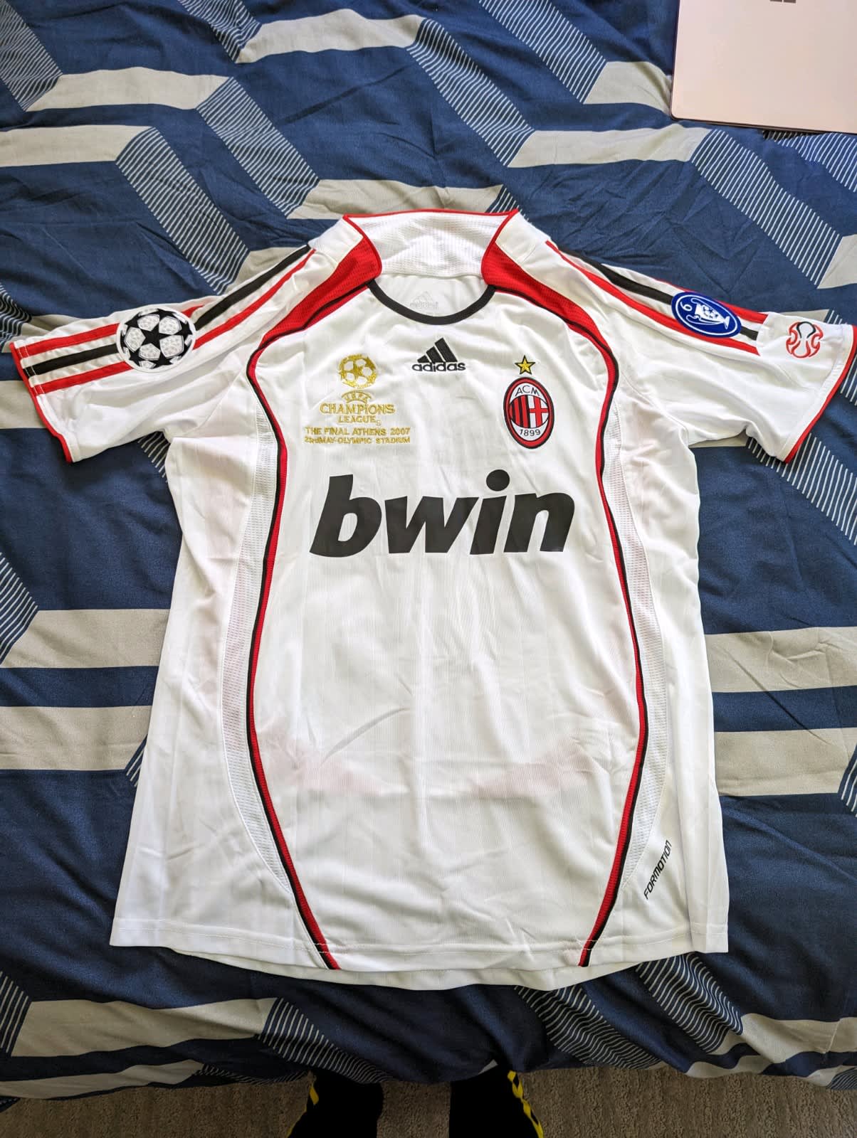 AC Milan 2007 Champions League Final Long Sleeve Jersey Men Adult