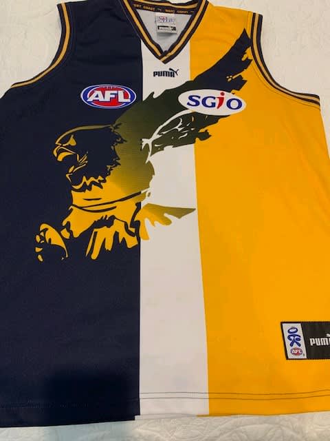 WEST COAST EAGLES Guernsey Puma AFL Jumper Vintage 2008 - Small $40.00 -  PicClick AU