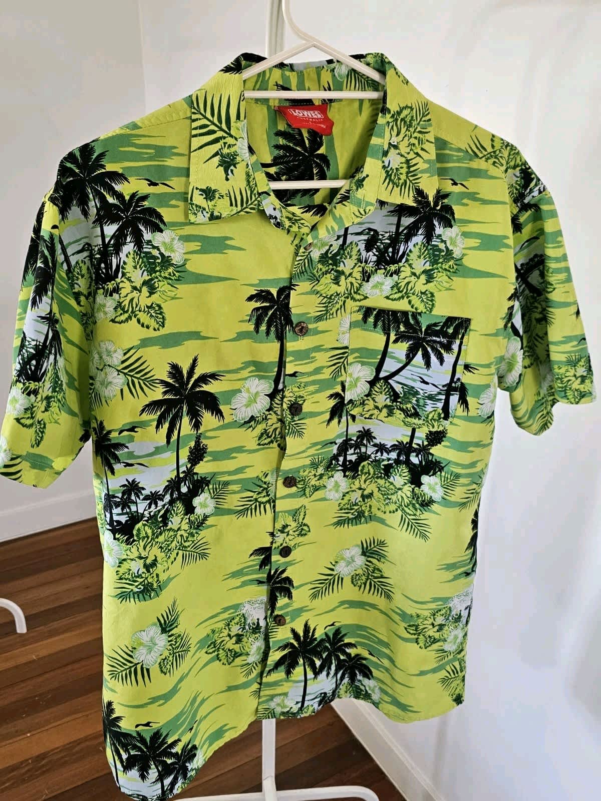 Lowes Yellow Beach BBQ Print Hawaiian Shirt