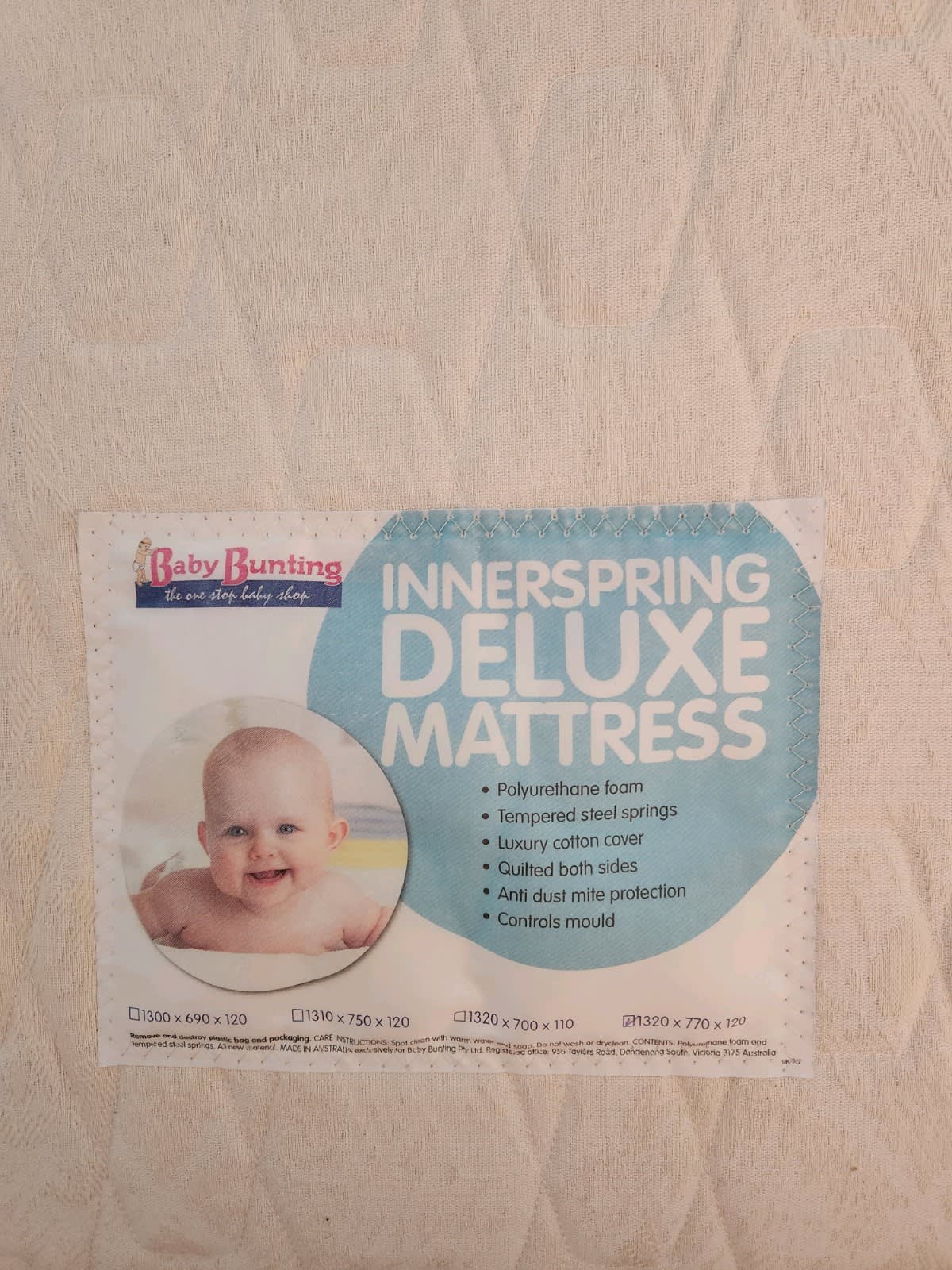 Mattress baby hot sale bunting