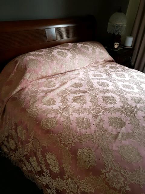 vintage brocade bedspread