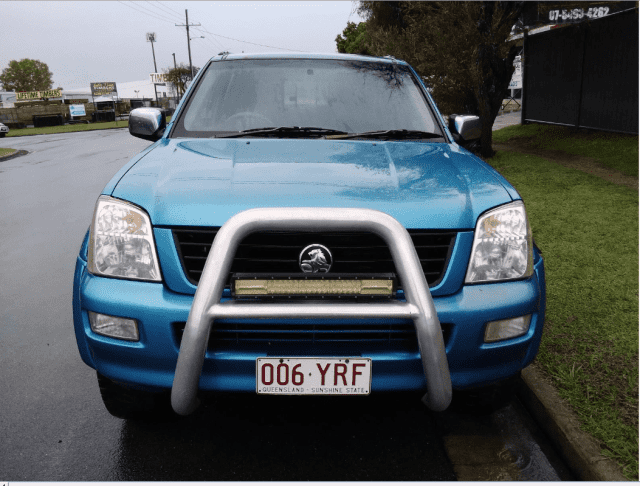 HOLDEN RODEO FRONT BUMPER NUDGE BAR, RA, 03/03-10/06 03 04 05 06 ...