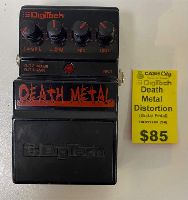 death metal distortion pedal