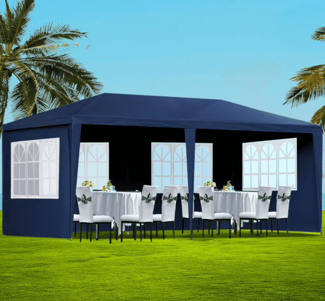 Instahut 3x6 Outdoor Marquee Gazebo 6 Wall Panels * Cranbourne Stock