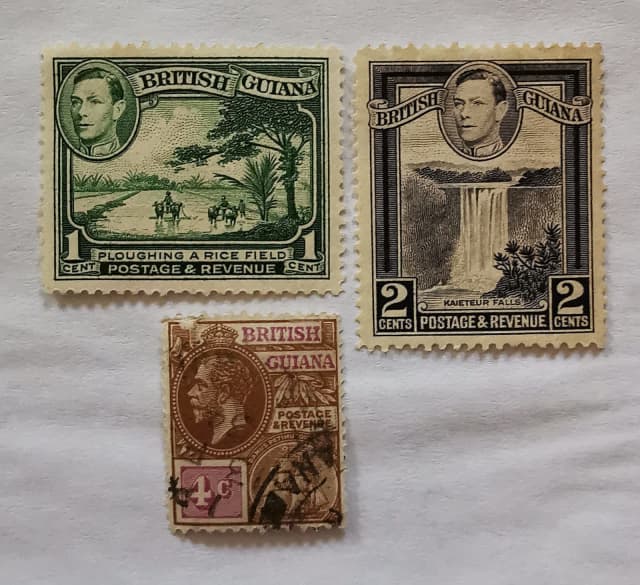 Antique/vintage British Guiana postage stamps - $3 lot | Other Antiques ...