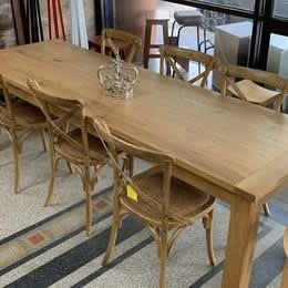 New Solid Timber dining table large tables 8 seater dining furniture ...
