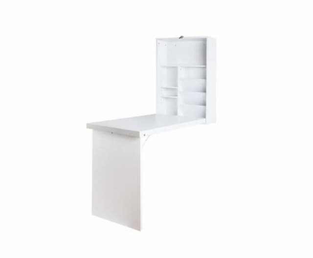 Artiss Foldable Desk with Bookshelf White Desks Gumtree Australia