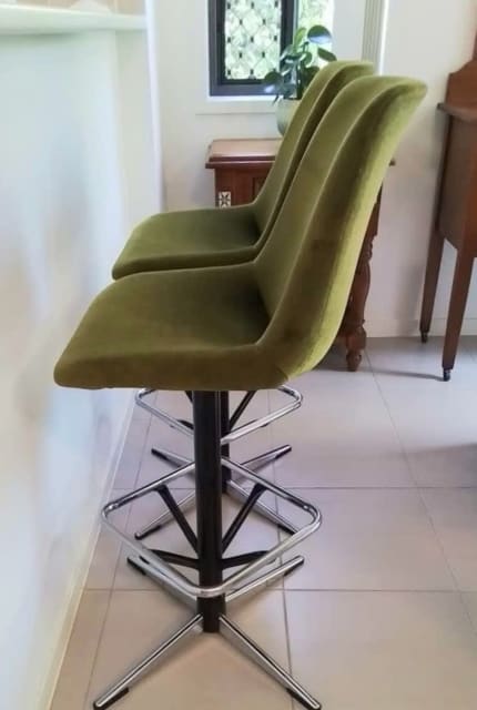 cosco contemporary retro metal counter height barstool