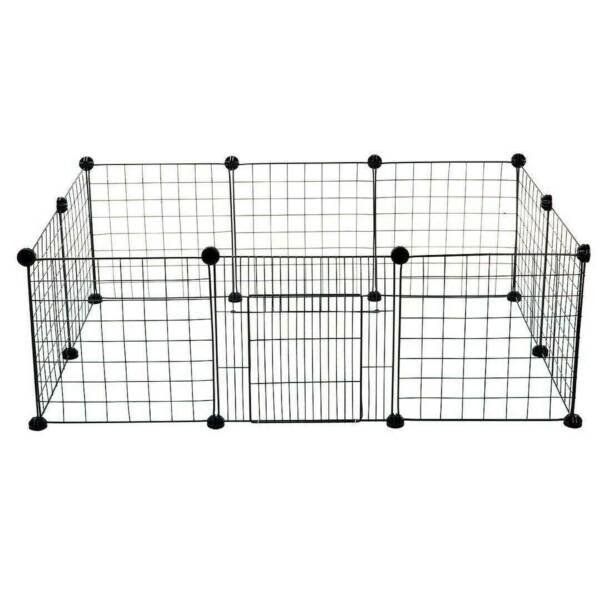 10 Panel Pet Cage Fence Dog Playpen Puppy Exercise Kennel Foldable