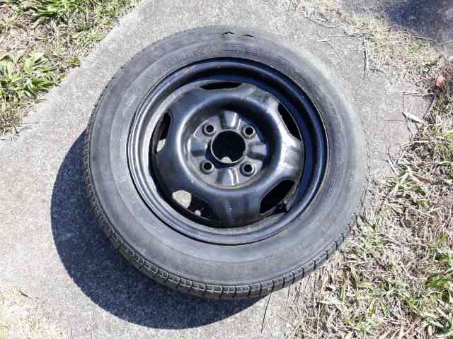 14 inch Spare Wheels/Rims 4 Stud (4 x 114) Black from | Wheels, Tyres ...