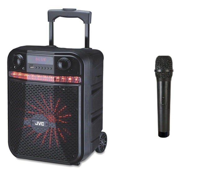 Portable Trolley Bluetooth Party Speaker Karaoke LEDs PLUS Wireless