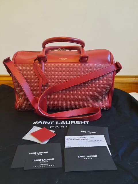 Saint Laurent Small Cabas Bag Brown - THE PURSE AFFAIR