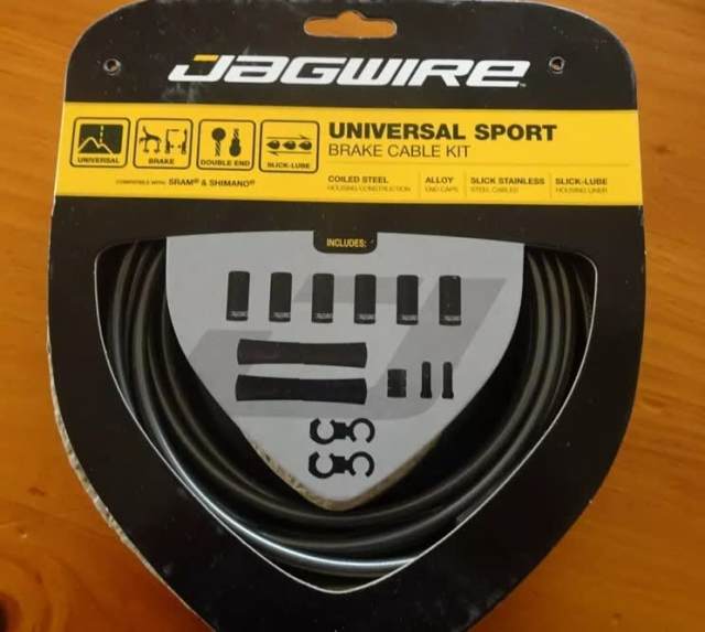 Jagwire Universal sport brake cable kit Ice Grey Bicycle Parts and