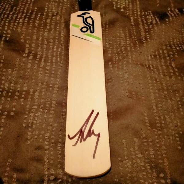 Damien Fleming Signed Cricket Bat Australia Signed Cricket Bat Other