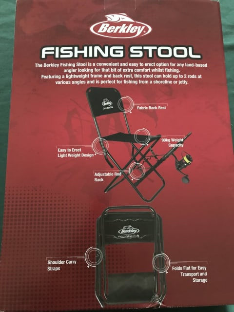 Berkley collapsible folding fishing seat, Fishing