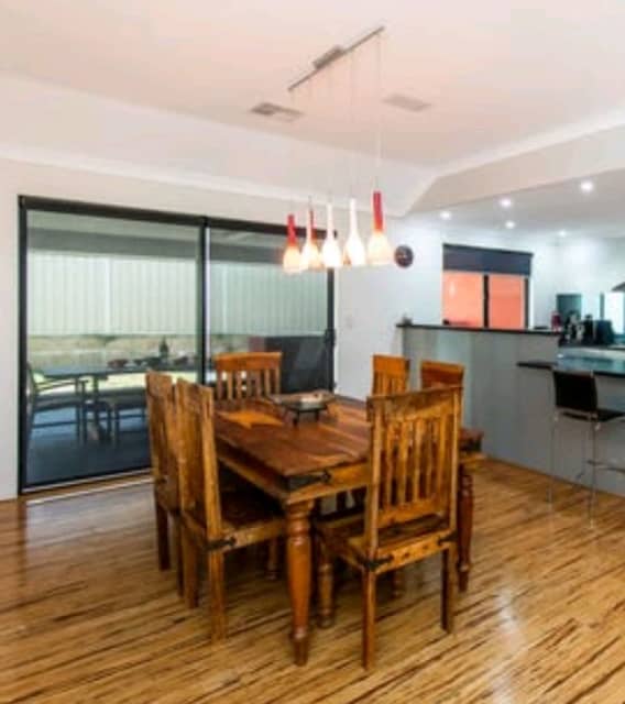 Solid Rosewood 6 Seater Dining Table and Chairs. Dining Tables