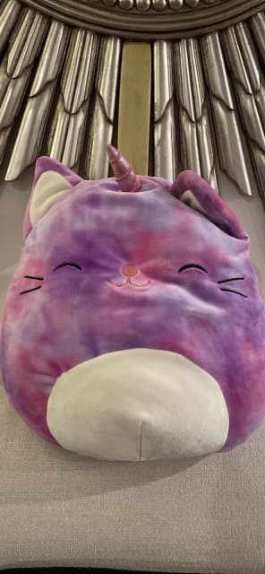 tie dye caticorn squishmallow