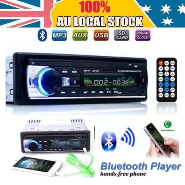 Car Radio Stereo Bluetooth 1 DIN FM USB/SD/AUX MP3 Player Head Unit