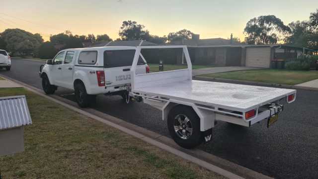 8x6ft Custom built flat bed table top trailer | Trailers | Gumtree ...