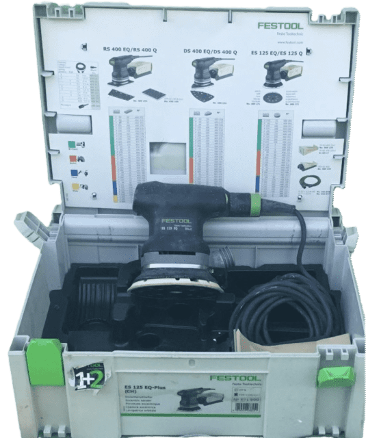 Festool ES 125 EQ 125MM RANDOM ORBITAL SANDER Power Tools in Berwick