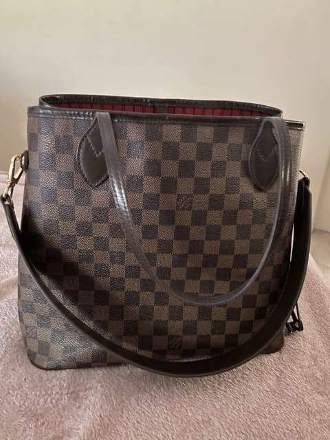 Louis Vuitton Neverfull MM Damier Ebene with Pouch- MISSING 1