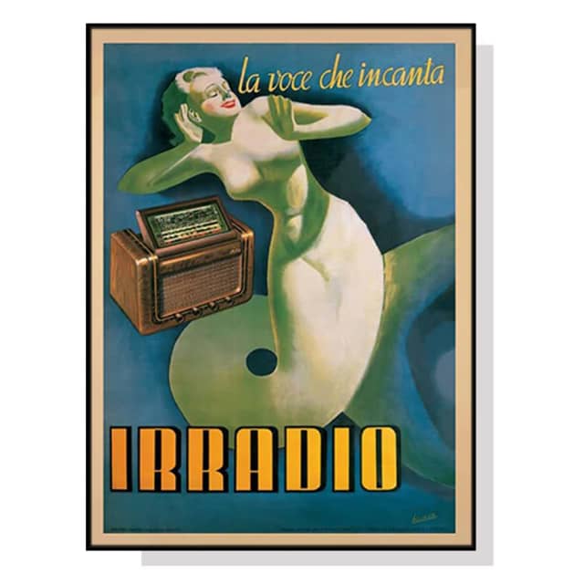 Wall Art 100cmx150cm Irradio Cinzano Black Frame Canvas... Picture