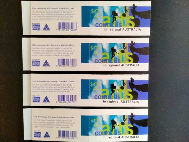 4x Arts Council Stamp Booklets 1996 | Collectables | Gumtree Australia ...