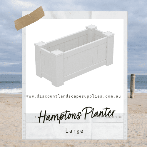 Hamptons Style White PVC Planter Boxes 3 Sizes available! EASTER SALE