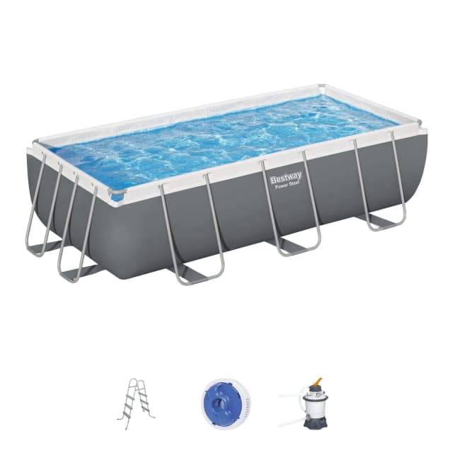 Swimming Pool Above Ground Pools Sand Filter Frame Ladder Pump Pumps