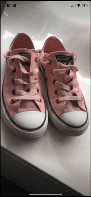 pink converse sparkly