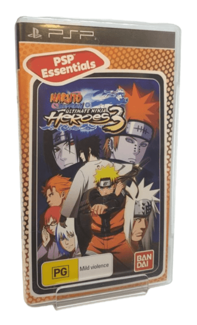 Naruto Shippuden Ultimate Ninja Heroes 3 PSP - for sale online