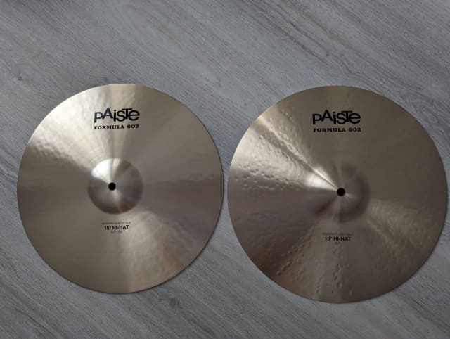 Paiste 15 Formula 602 Modern Essentials Hi-Hat Cymbals (Pair)