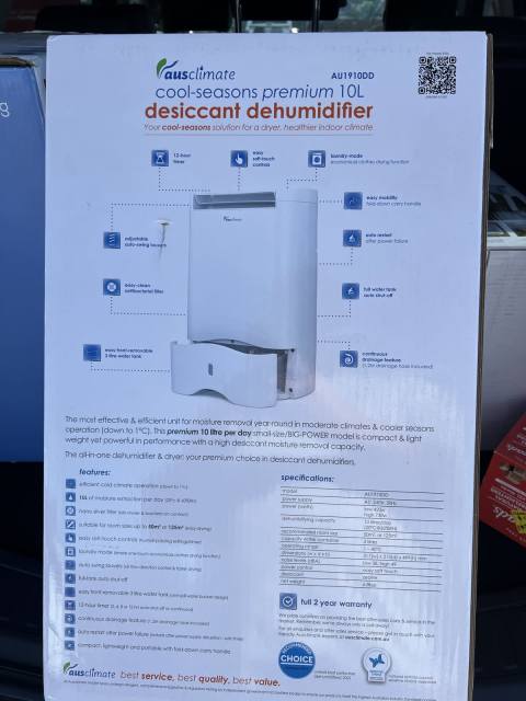 cool-seasons premium 10L desiccant dehumidifier | Air Conditioning ...