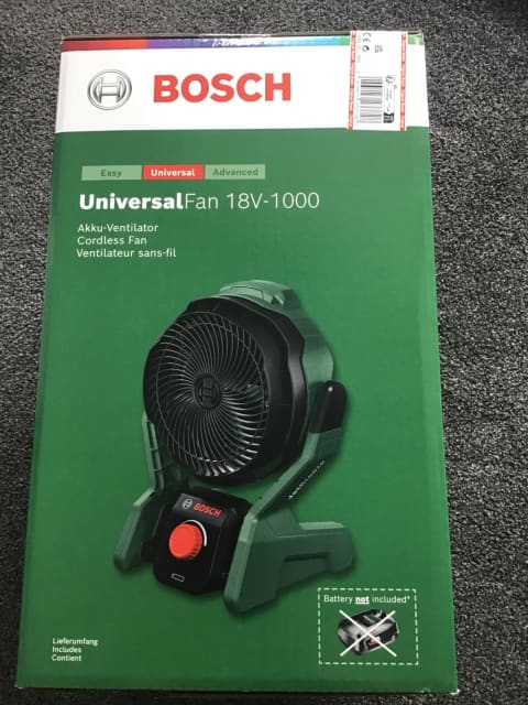 Brand New Bosch Cordless Universal Fan 18V 1000 Other Tools