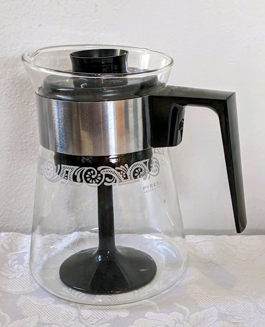 Vintage Retro Pyrex USA Coffee Percolator 1970s Coffee Machines in