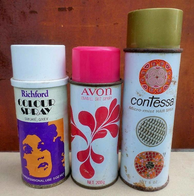3 VINTAGE RETRO HAIR SPRAY CANS TINS Collectables Gumtree Australia