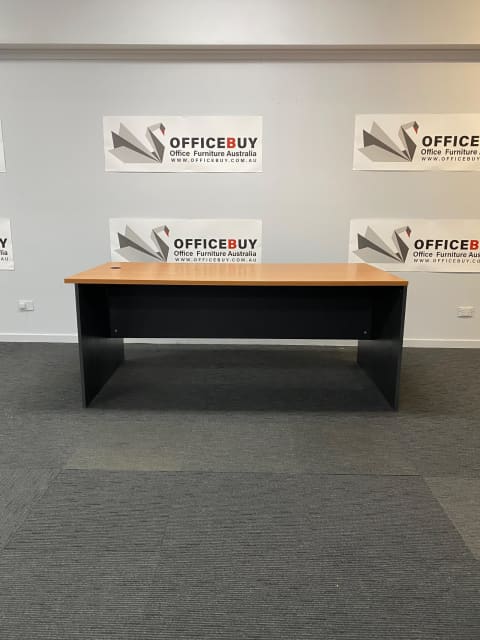 Straight Desk-Cherry and Ironstone-1800mm x 900mm-2 available | Desks ...