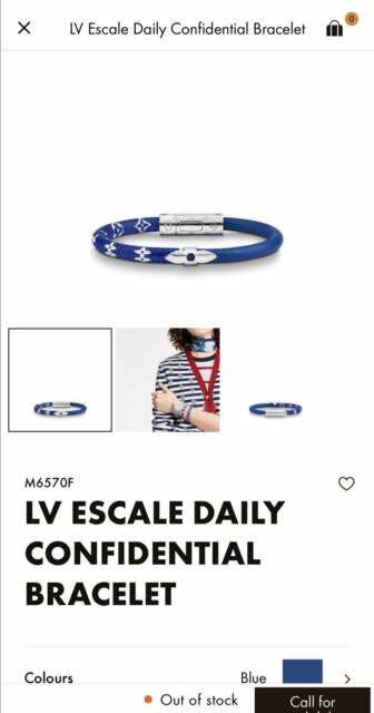 lv daily confidential bracelet