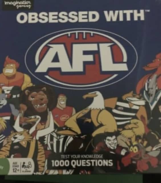New Obsessed with AFL board game Test Your Knowledge 1000 Questions