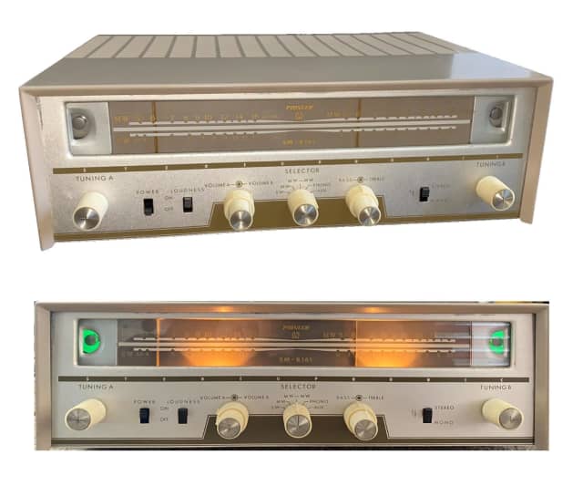 Rare restored Pioneer Valve Tube Receiver Amplifier SMB161 1964 w WTY