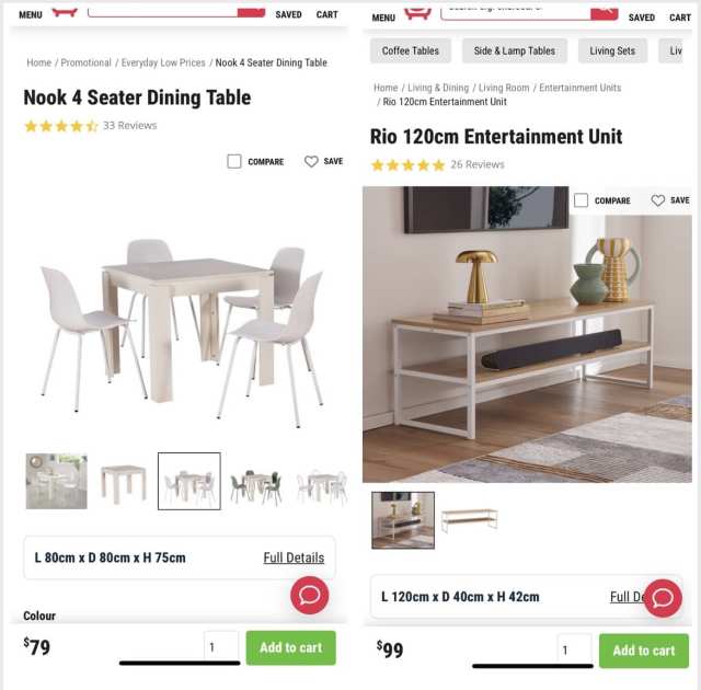 Brand new unopened dining table & tv entertainment unit Dining Tables