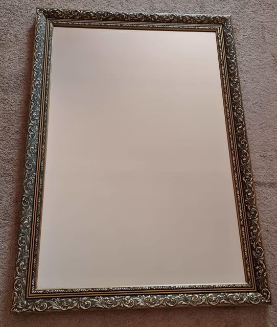 Mirror large gold frame ornate 114cm x 81cm vintage Mirrors in