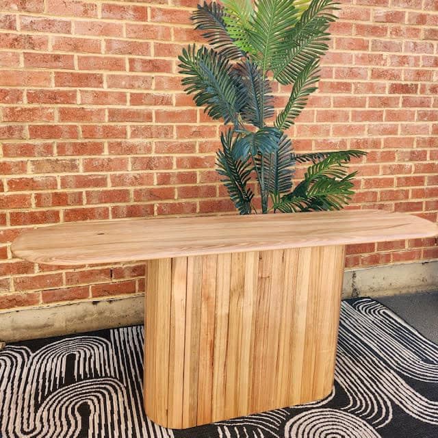 ‘Cooper’ Oval Hallway Table 1800mm (Brand New) Dining Tables