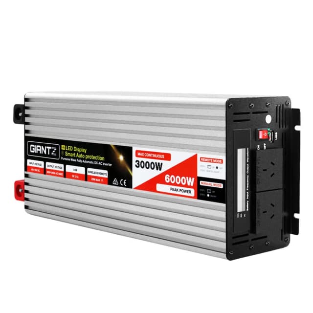 Pure Sine Wave Power Inverter 3000w/6000w 24v - 240v AUS plug Truck Car  Caravan