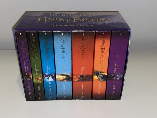 Harry Potter 7 Books Complete Collection Boxed Gift Set By JK Rowling ...