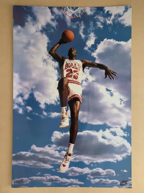 Nike Michael Jordan 1994 Original Baseball Poster NEW