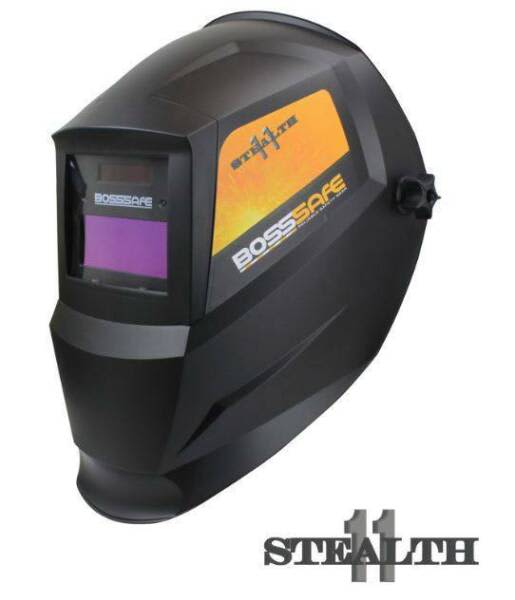 BOSSSAFE STEALTH 11 FIXED SHADE AUTO WELDING HELMET Power Tools