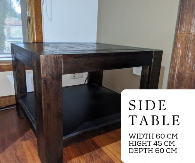 Side table solid textured timber Pick up Mill Park Buffets & Side