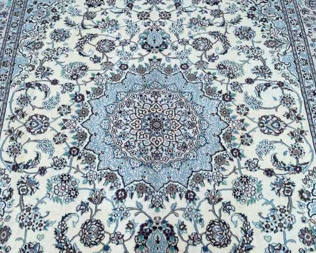 Dense quality massive room size handmade Persian Nain rug 4x3m Rugs